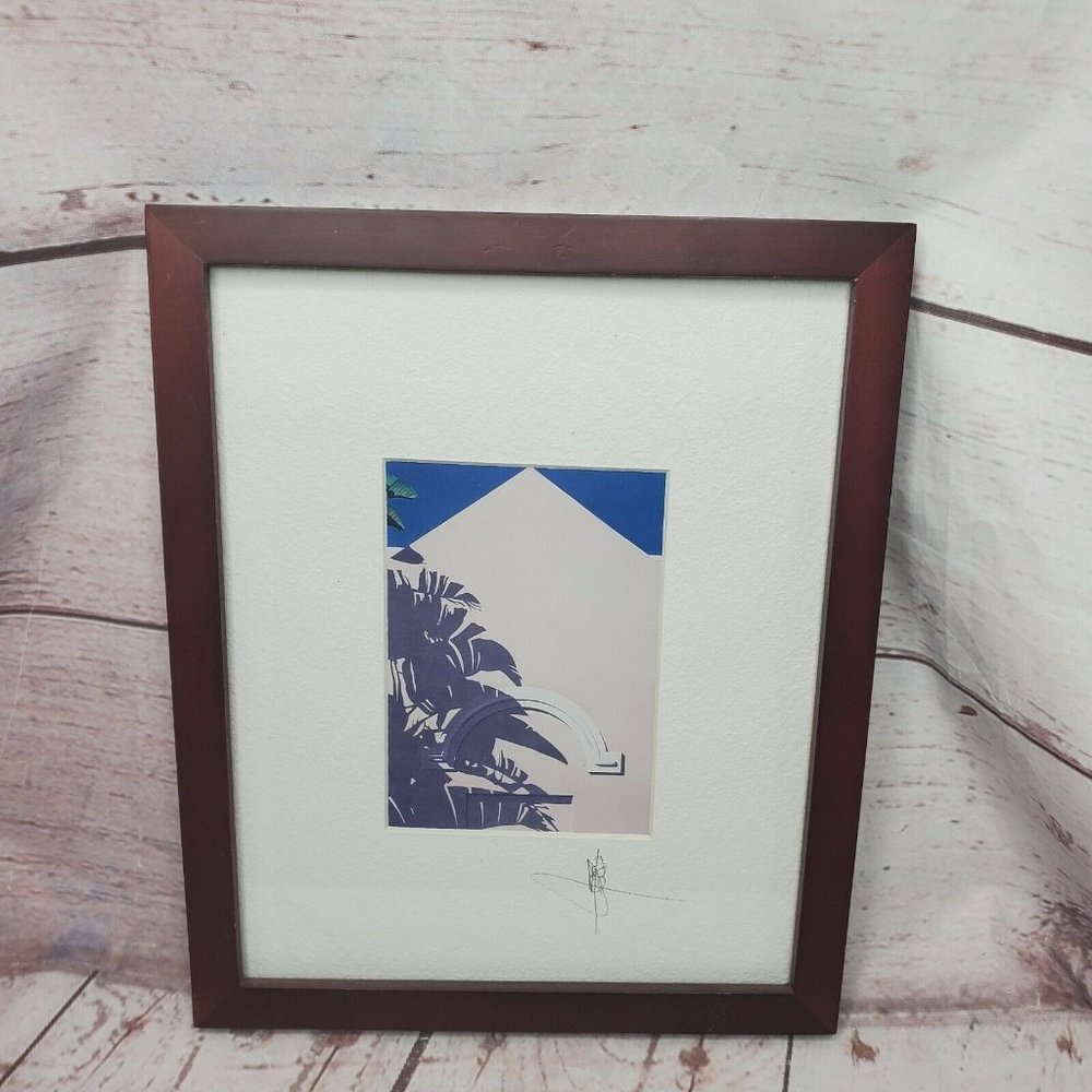 Rare Design Autographed Picture Wall Art Home Décor